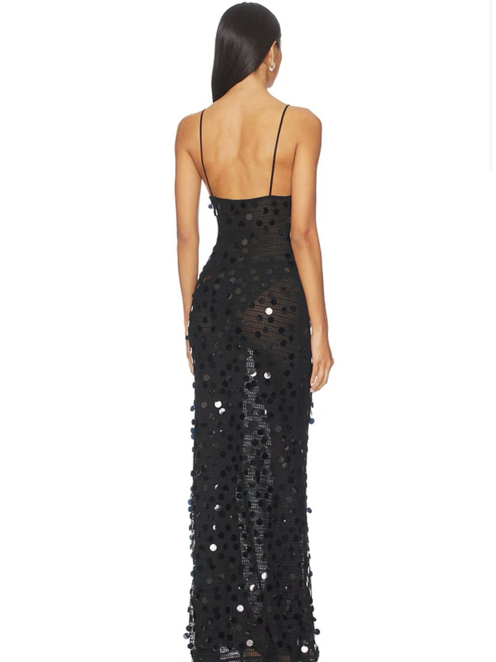 Superdown Arna Maxi Dress in Black - Picture 2 of 4